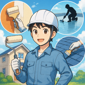 松山市・株式会社代木塗装工業の3つの安心 外壁塗装・防水工事