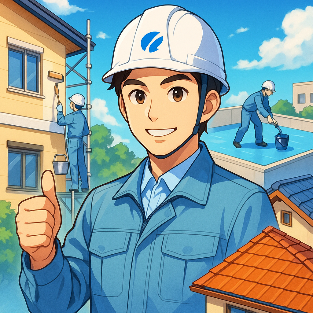 株式会社代木塗装工業の3つの安心で外壁塗装・防水工事・屋根塗装