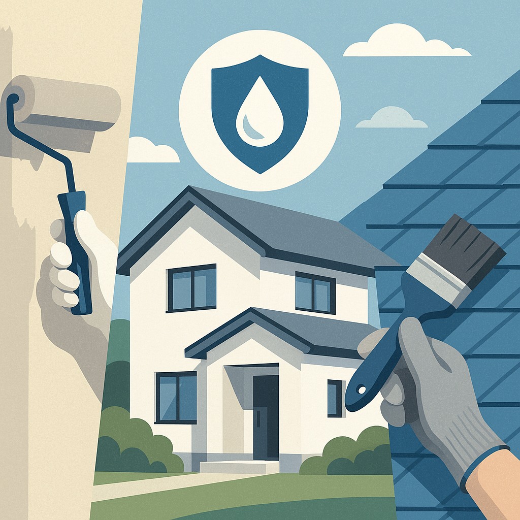 松山市の外壁塗装・防水工事・屋根塗装を3つの安心で