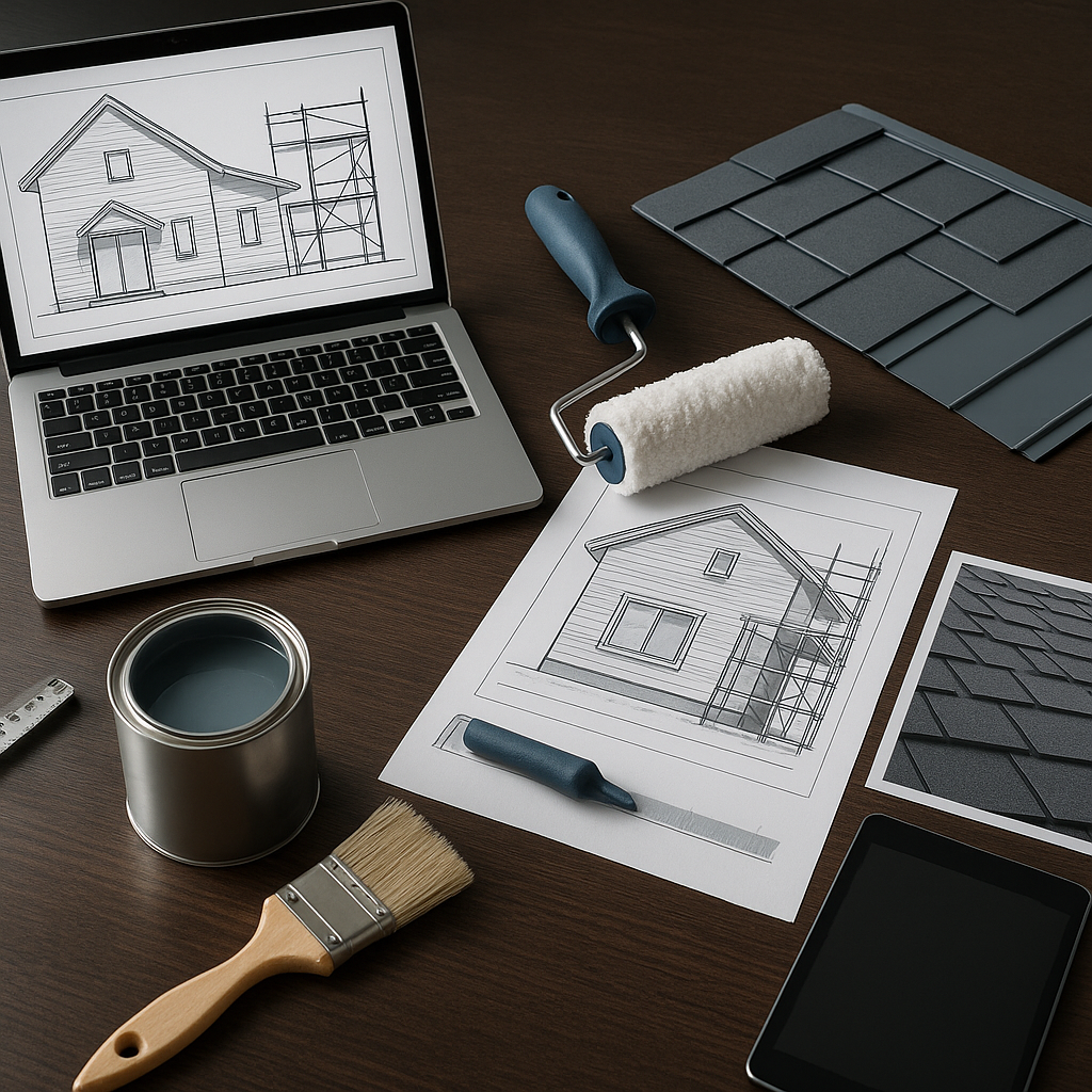 梅雨前の外壁塗装・防水工事 株式会社代木塗装工業の勘所