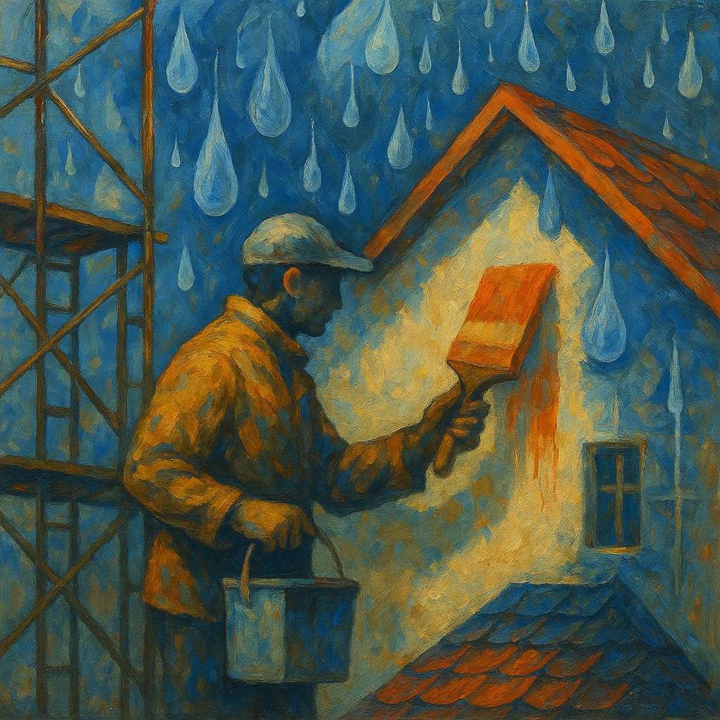 梅雨前の外壁塗装・防水工事・屋根塗装は3つの安心で備える