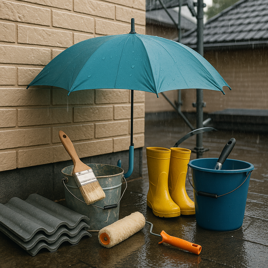 6月の雨対策に強い外壁塗装・防水工事・屋根塗装｜株式会社代木塗装工業
